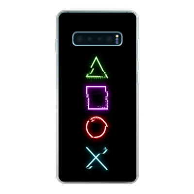 Produktbild von MuchoWow® Handyhülle Schutzhülle Hülle für Samsung Galaxy S10 Lite Spiele - Controller - Neon Silikon Softcase Handy Hülle - Schutz