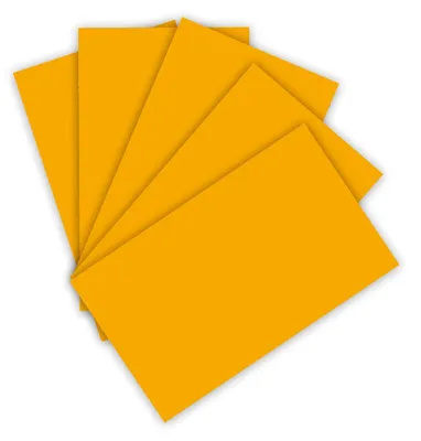 Image de Folia papier argile 130g/m², DIN A3, 50 feuilles, jaune foncé