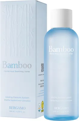 Produktbild von BERGAMO - BAMBOO Intensiv feuchtigkeitsspendendes Gesichtswasser mit Bambus und Hyaluronsäure, 180 ml