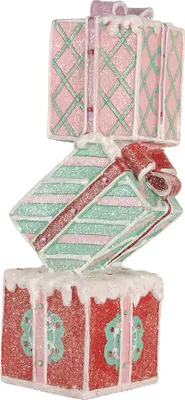 Immagine prodotto di Clayre & Eef Decorazione natalizia regalo 14x16x36 cm Plastica rossa