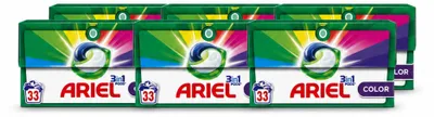 Produktbild von 6 x Ariel 3in1 Color Waschmittel Pods - Vorteilspackung - 6 Stücke