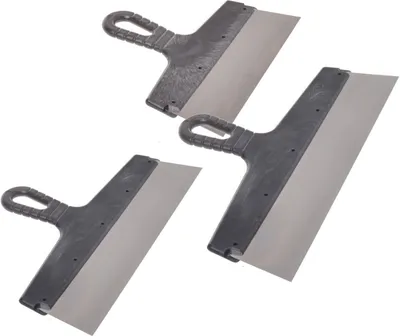 Produktbild von 3-tlg SET Flächenspachtel Fassadenspachtel Spachtel Dekorspachtel 25 35 45cm