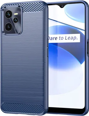 Immagine prodotto di Custodia König Design compatibile con Realme C35, realizzata in plastica morbida, custodia protettiva per cellulare, colore blu