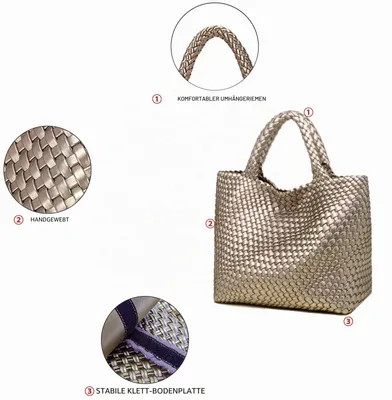 Zdjęcie produktu dla JINMANXUE – Torba shopper, torba podróżna, torebki i portfele damskie