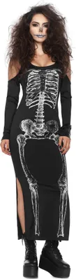 Produktbild von Skelett Kleid Größe: XL