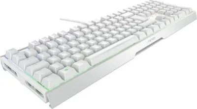 Image de Clavier Gamer Filaire CHERRY XTRFY MX 3.1, Boîtier Aluminium, Switches Cherry MX2A, Blanc