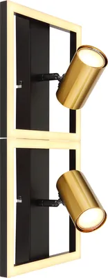 Produktbild von Globo Lighting Wandleuchte Metall schwarz matt, LED