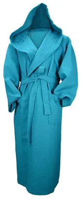 Image de ARTG - Robe de chambre à capuche « Robezz » pour femmes LT5293 (S-M) (bleu foncé)