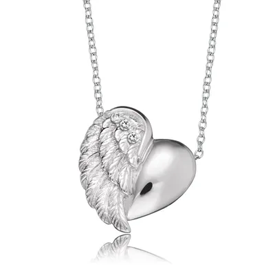 Produktbild von Engelsrufer ERN-LILHEARTWING-S Kette Herzflügel Silber