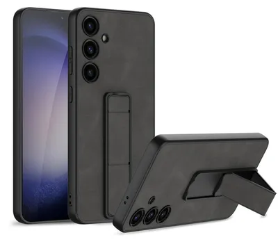 Obrázok produktu pre Pre Samsung Galaxy S24 Plus GKK Skin Feel Frosted s držiakom – ochranné puzdro na mobil, šedé