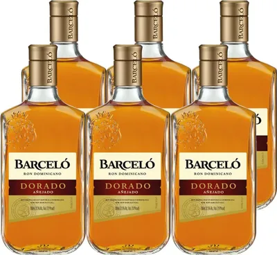 Produktbild von Ron Barceló Dorado Añejado Ron Dominikanischer Rum (6 x 0,7l)