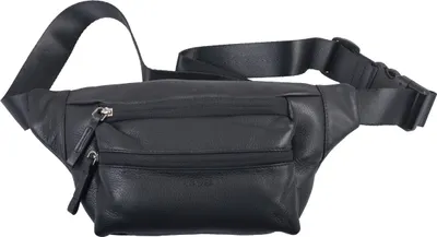 Produktbild von Echtleder Gürteltasche, schwarz