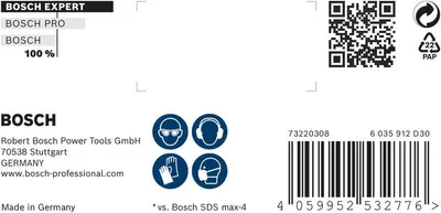 Produktbild von EXPERT SDS max-8X Hammerbohrer, 12x400x540 mm