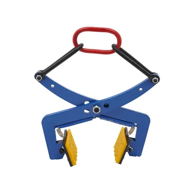 Obrázek produktu pro Kleště na zvedání kamene, robustní provedení, nastavitelná velikost otvoru, modré, 10-30 cm, 300 kg