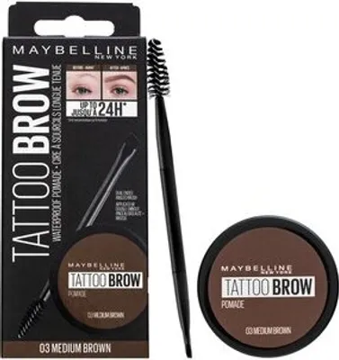 Produktbild von Maybelline Tattoo Brow 03 Medium Brown Augenbrauenstift 2in1 9 g