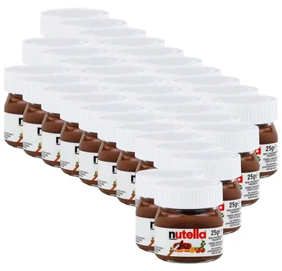 Obrázok produktu pre Sada 32 malých pohárov s čokoládovo-lieskovou náplňou