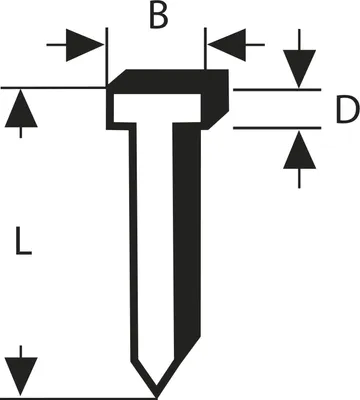 Produktbild von Tackernagel Typ 47, 1,8 x 1,27 x 28 mm, 1000er-Pack