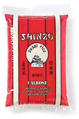 Produktbild von Shinzu Premium Sushi Reis Calrose 10 kg – Hochwertiger, klebriger Reis für Sushi & asiatische Gerichte