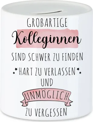 Produktbild von Großartige Kolleginnen Sind Schwer Zu Finden Spardose  Dankeschön Geschenk Hart Zu Vergessen
