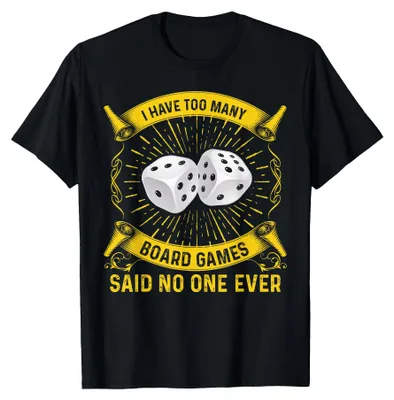 Produktbild von Brettspiel Scherzhemd RPG Würfel Geek Nerd Geschenk T-Shirt