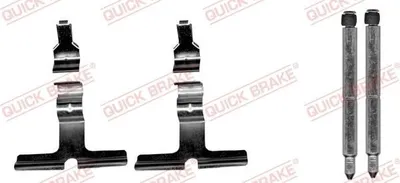 Produktbild von QUICK BRAKE 109-1676 Zubehörsatz Scheibenbremsbelag Hinten passend für MERCEDES-BENZ S-Klasse Limousine (W220)