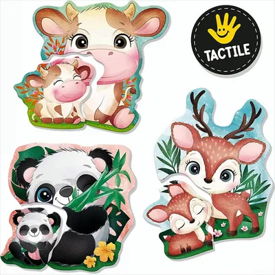 Produktbild von Lisciani – MONTESSORI Touch My Baby – Lernspiel für Kinder im Alter von 1 bis 4 Jahren – Sinnesentwicklung, Autonomie, Logik, Kreativität – Tiere – 12