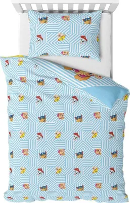 Productafbeelding van PAW Patrol dekbedovertrek, model Cool, 140 x 200 cm - kussensloop 60 x 70 cm