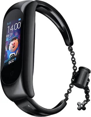 Immagine prodotto di Cinturino in Metallo Nero per Xiaomi Mi Band 6/5/4/3 - Elegante e Regolabile KP35353