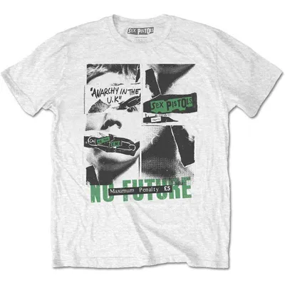 Immagine prodotto di The Sex Pistols - Maglietta piccola unisex No Future - Bianco