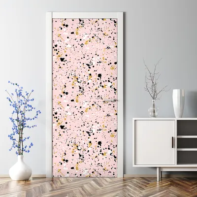 Produktbild von Dekorative Türposter selbstklebend Klebefolie Wandaufkleber Türaufkleber Farbspritzer 85 x 200 cm