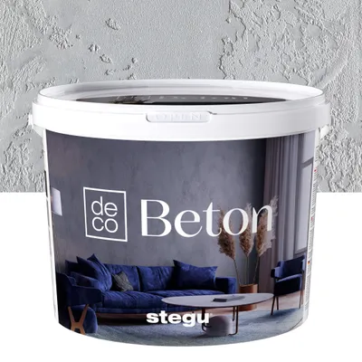 Produktbild von STEGU Beton Architektonisch Betonoptik 3D Wandverkleidung Loft Innen Gebrochenweiß Nussbau