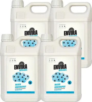 Produktbild von Envira Milben Abwehrspray im Nachfüllpack 4x5L