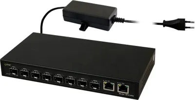 Productafbeelding van PULSAR SFG10F8 Optische schakelaar (8xSFP, 2xRJ45)