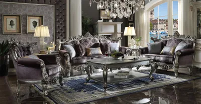 Produktbild von Sofagarnitur 3+2+1 Sitzer Design Sofa Polster Couchen Couch Luxus Barock Rokoko