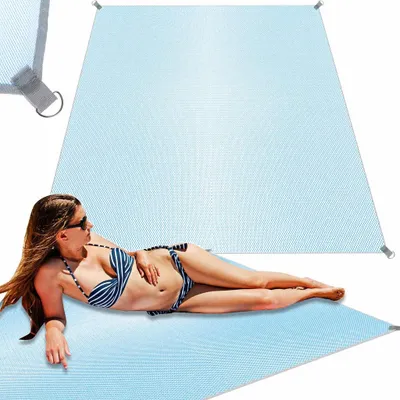 Obrázok produktu pre Plážová deka bez piesku XXL 200x200cm