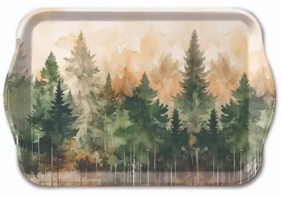 Produktbild von Ambiente Tablett – Evergreen trees