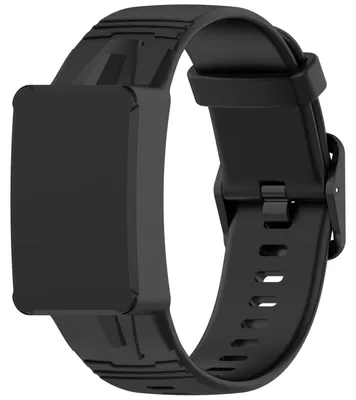 Produktbild von Für Whoop 4.0 Silikon Gehäuse Schutz Hülle mit integriertem Armband Schwarz