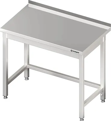 Produktbild von Arbeitstisch ohne Grundboden, 1500x700x850 mm, mit Verstrebung, mit Aufkantung, verschweißt