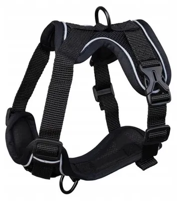 Produktbild von PETNOVA AIRY No-Pull Hundegeschirr Schwarz Größe L