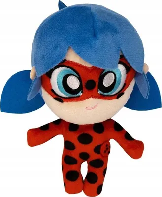Immagine prodotto di Miraculous: coccinella e gatto nero, peluche Lady Bug
