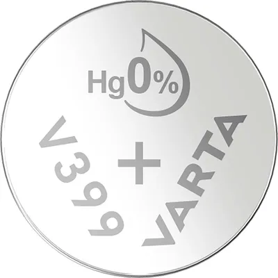 Produktbild von Varta Watches V399, Nickel–Metal Hydride (NiMH), 1.55 V, 42 mAh, 0.75 g