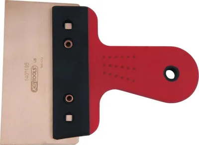 Zdjęcie produktu dla Szeroka szpatułka KS Tools BRONZEplus ze sztywnym ostrzem 140 mm - 963.9561