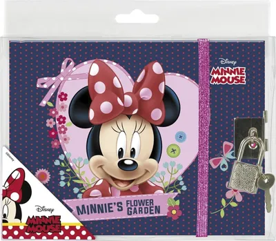 Immagine prodotto di Diario con lucchetto con copertina rigida Minnie Mouse Derform