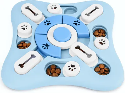 Produktbild von Belle Vous Intelligenzspielzeug für Hunde für Langsame Futteraufnahme - Rutschfestes Interaktives Hundespielzeug für Große&Kleine Hunde - IQ-Training,