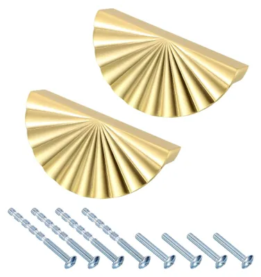 Produktbild von 10 Schrankgriffe, 3" Lochabstand aus Zinklegierung für Küchenschränke und Kommoden, Gold