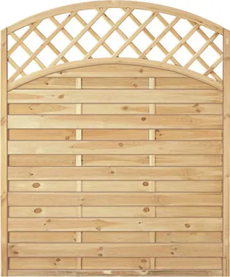 Produktbild von T&J MAXI DOPPELBOGEN 1 Lamellenzaun 150 x 180/160 cm