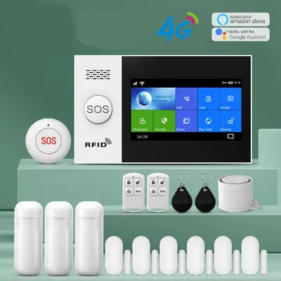 Immagine prodotto di Sistema di allarme – Sistema di sicurezza – Allarme antintrusione – Sensore di movimento – Sensore per porte/finestre – Wireless