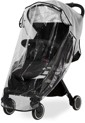 Produktbild von YONO Regenschutz Kinderwagen – Universal, Transparent, EVA