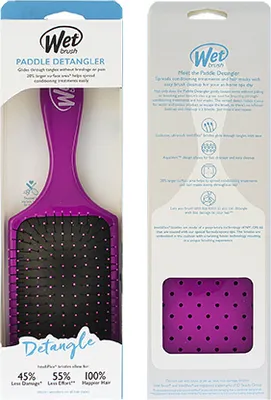 Image de Wet Brush Brosse à cheveux démêlante à pales Purple