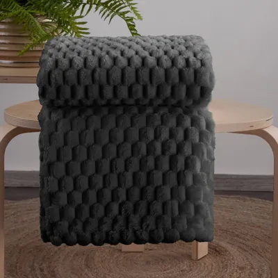 Obrázok produktu pre DESIGN 91, 3D mäkká štrukturovaná deka - Cindy 6 béžová, 130 x 160 cm, ZA-434778